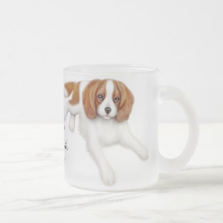 Cavalier King Charles Spaniel Frosted Mug