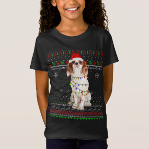 Cavalier King Charles Spaniel Funny Christmas Paja T-Shirt