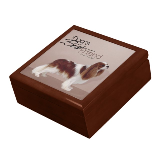 Cavalier King Charles Spaniel Gift Box (Side)