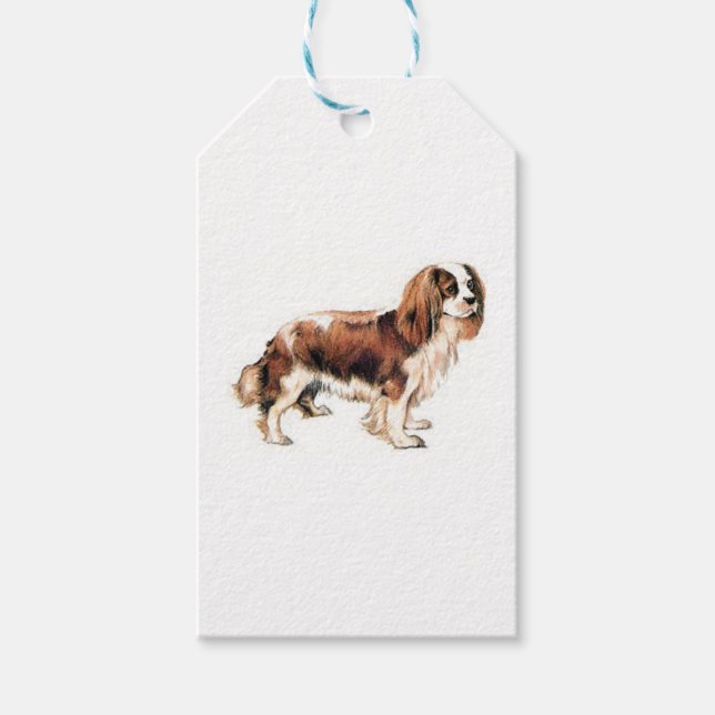 Cavalier King Charles Spaniel Gift Tags (Front)