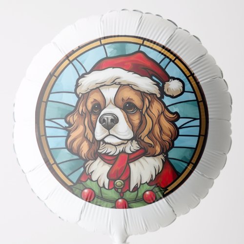 Cavalier King Charles Spaniel Glass Christmas Balloon