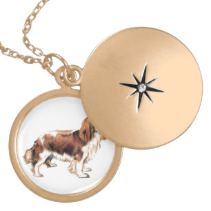 Cavalier King Charles Spaniel Gold Plated Necklace
