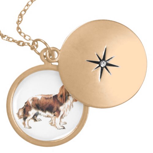 Cavalier King Charles Spaniel Gold Plated Necklace