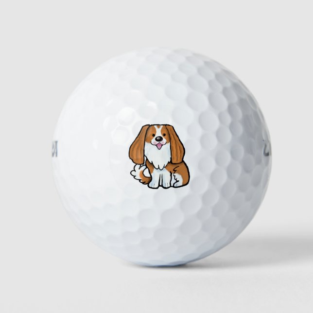 Cavalier King Charles Spaniel Golf Balls (Front)
