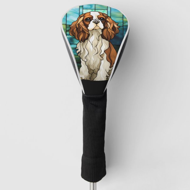 Cavalier King Charles Spaniel Golf Head Cover (Front)