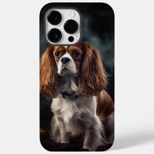 Cavalier King Charles Spaniel Halloween Scary Case_Mate iPhone 14 Pro Max Case