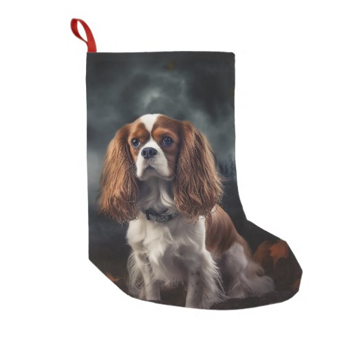 Cavalier King Charles Spaniel Halloween Scary Small Christmas Stocking