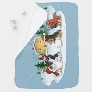 Cavalier King Charles Spaniel Holiday Blanket