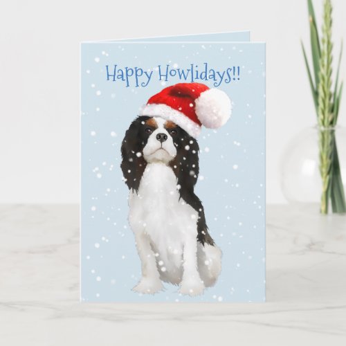 Cavalier King Charles Spaniel Holiday Card