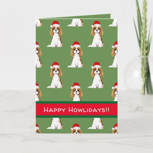 Cavalier King Charles Spaniel Holiday Card