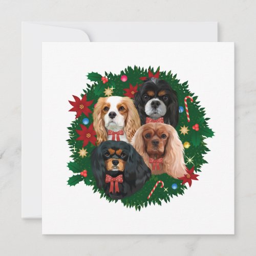 Cavalier King Charles Spaniel Holiday Cards