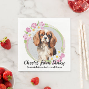 Cavalier King Charles Spaniel I Do Too Wedding Napkins