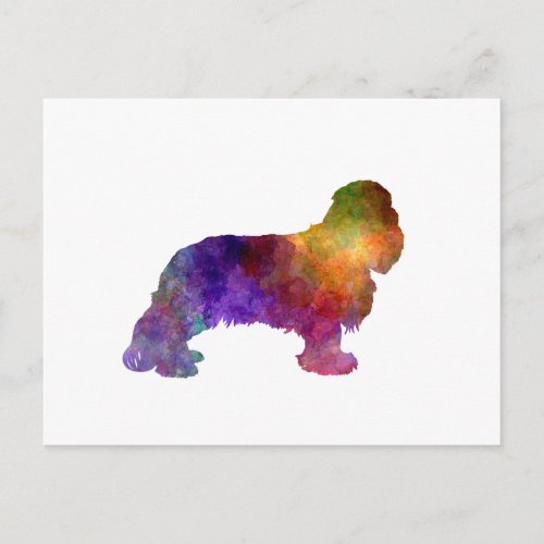 Cavalier King Charles Spaniel in watercolor Postcard