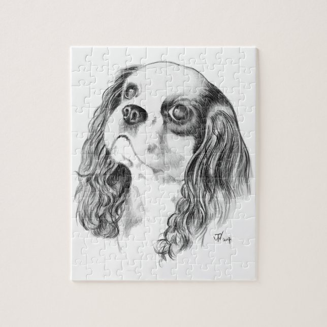 Cavalier King Charles Spaniel Jigsaw Puzzle (Vertical)