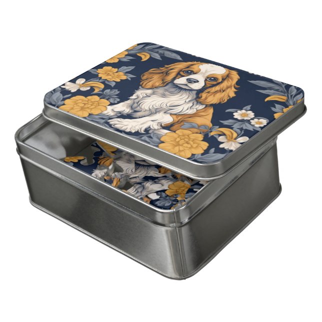Cavalier King Charles Spaniel  Jigsaw Puzzle (Lid Open)