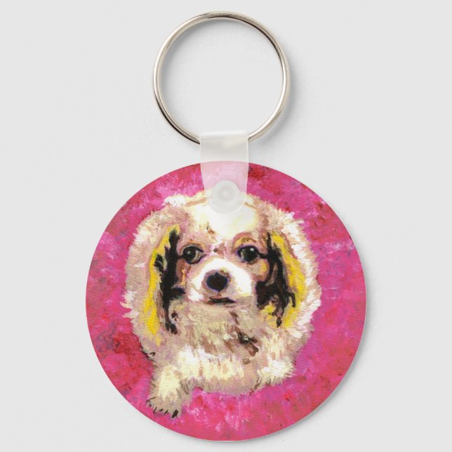 Cavalier King Charles Spaniel Keychain (Front)