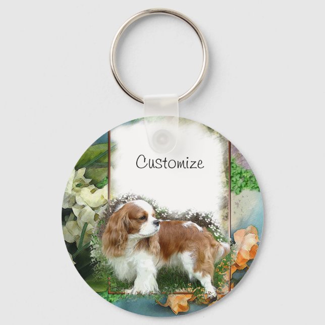 Cavalier King Charles Spaniel Keychain (Front)