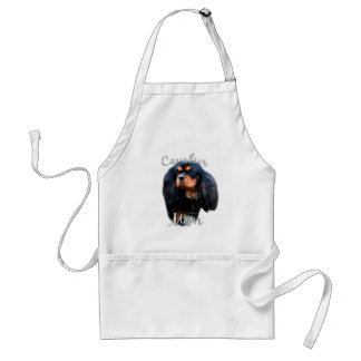 Cavalier King Charles Spaniel Mom 2 Adult Apron