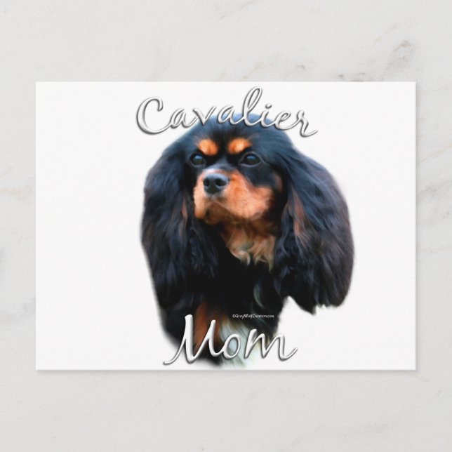 Cavalier King Charles Spaniel Mom 2 Postcard (Front)