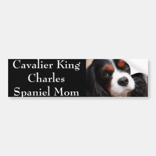 Cavalier King Charles Spaniel Mom Bumper Sticker