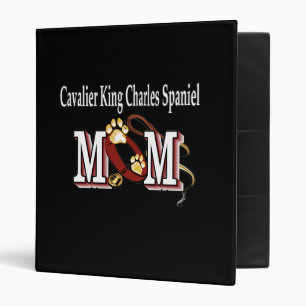 Cavalier King Charles Spaniel Mom Gifts Binder