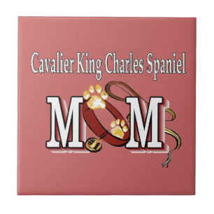Cavalier King Charles Spaniel Mom Gifts Ceramic Tile