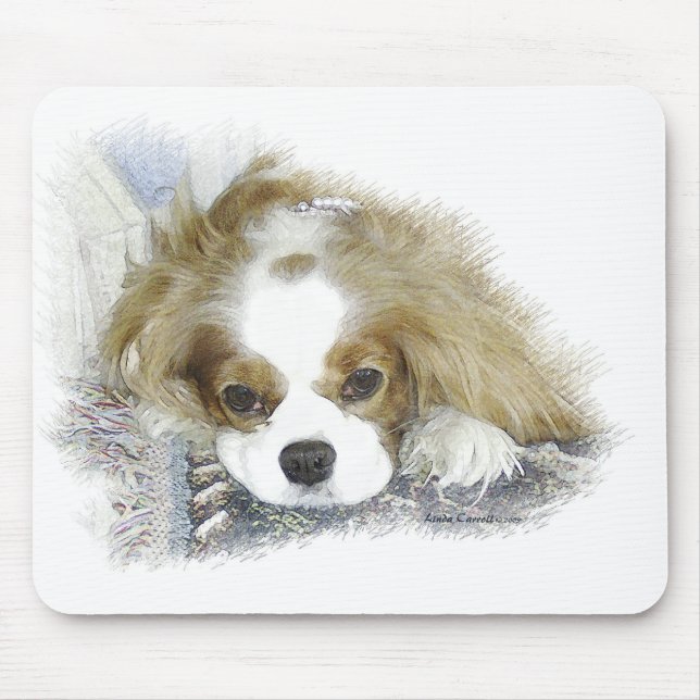 Cavalier King Charles Spaniel Mouse Pad (Front)
