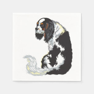 cavalier king charles spaniel napkins