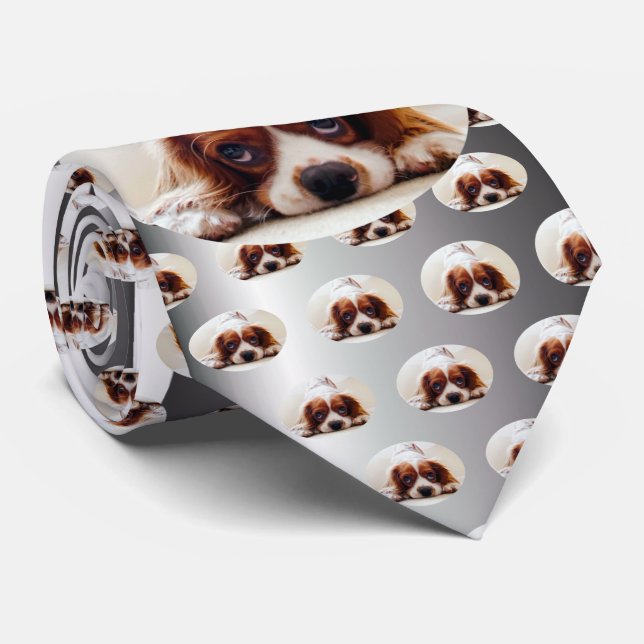Cavalier King Charles Spaniel Neck Tie (Rolled)