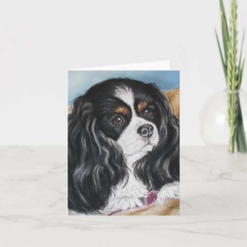 Cavalier King Charles Spaniel note card