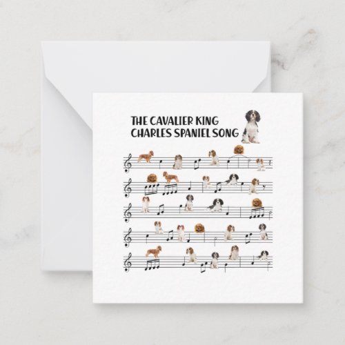 Cavalier King Charles Spaniel Note Card