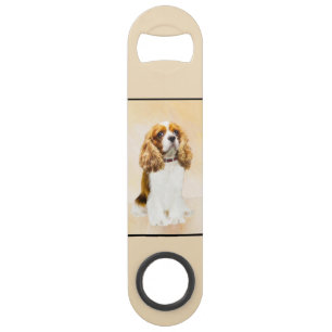 Cavalier King Charles Spaniel Original Painting Bar Key