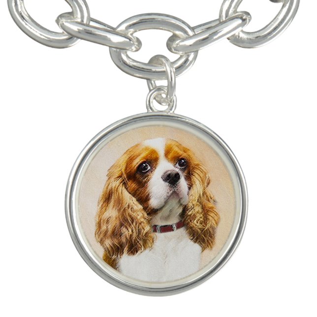 Cavalier King Charles Spaniel Original Painting Bracelet (Design)