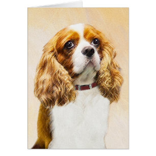 Cavalier King Charles Spaniel Original Painting Cards