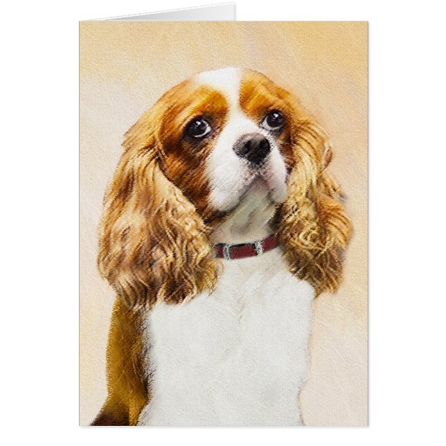 Cavalier King Charles Spaniel Original Painting Cards (Front)
