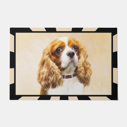 Cavalier King Charles Spaniel Original Painting Doormat