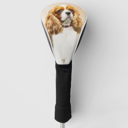 Cavalier King Charles Spaniel Original Painting Golf Head Cover