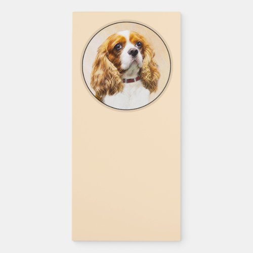 Cavalier King Charles Spaniel Original Painting Magnetic Notepad