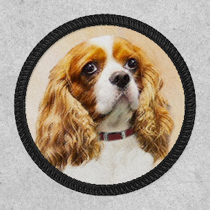 Cavalier King Charles Spaniel Original Painting Patch