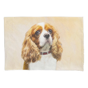 Cavalier King Charles Spaniel Original Painting Pillow Case