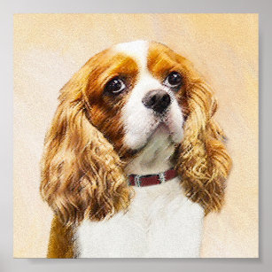 Animal Poster 3617 CAVALIER KING CHARLES SPANIEL Poster Print A1 A2 A3 A4 