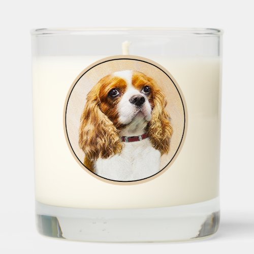 Cavalier King Charles Spaniel Original Painting Scented Candle