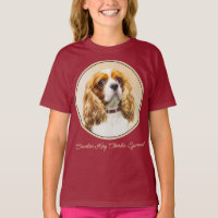 Cavalier King Charles Spaniel Original Painting T-