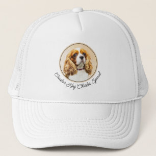 Cavalier King Charles Spaniel Original Painting Trucker Hat