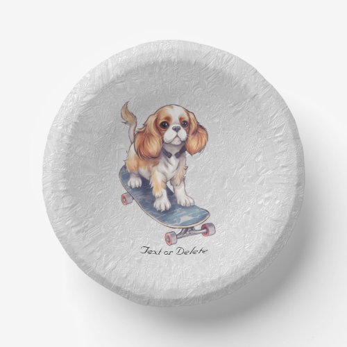 Cavalier King Charles Spaniel Paper Bowl