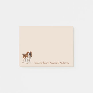 Cavalier King Charles Spaniel Personalize  Post-it Notes