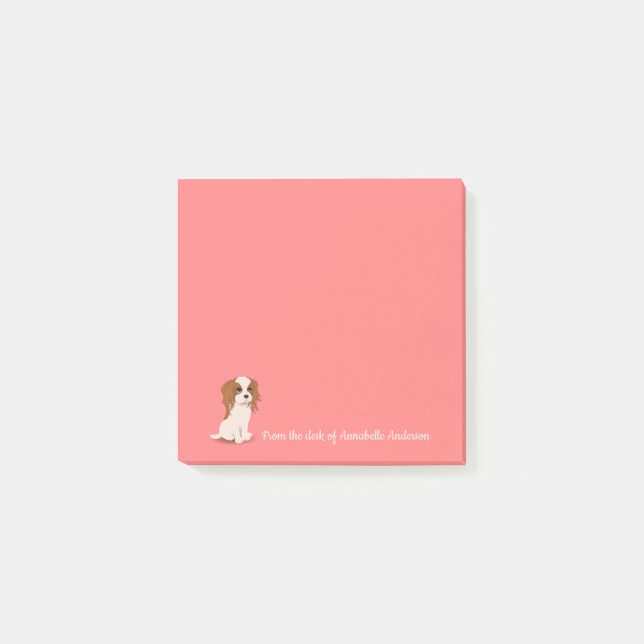 Cavalier King Charles Spaniel Personalize Post-it  Post-it Notes (Front)