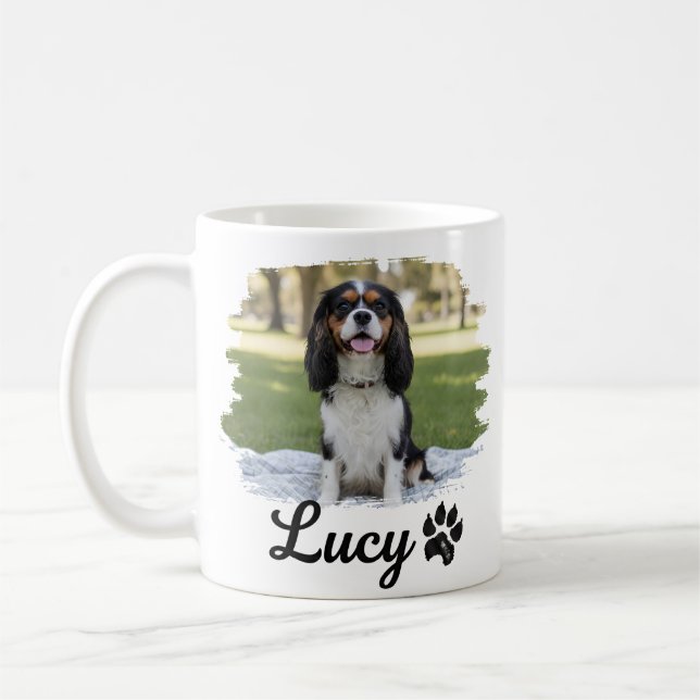 Cavalier King Charles Spaniel Photo Coffee Mug (Left)