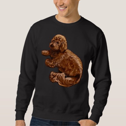 Cavalier King Charles Spaniel Poodle Cavapoo Puppy Sweatshirt