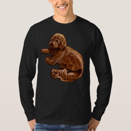 Cavalier King Charles Spaniel Poodle Cavapoo Puppy T_Shirt